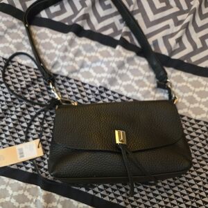 Rebecca Minkoff Black Leather Crossbody Bag